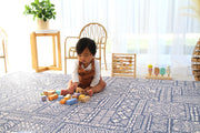 Explorer - Cloud Indigo | Reversible Play Mat | Large