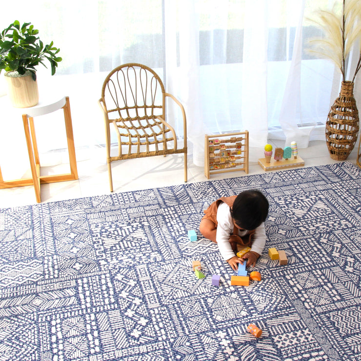 Explorer - Cloud Indigo | Reversible Play Mat | Large