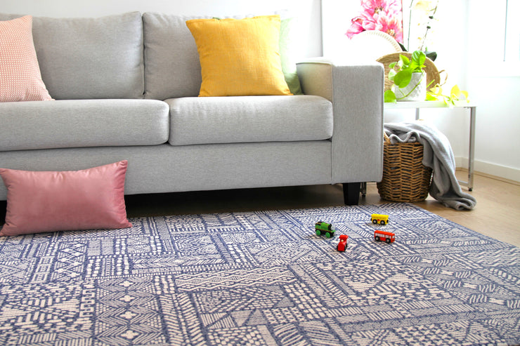 Explorer - Cloud Indigo | Reversible Play Mat | Large