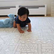 Explorer - Gray Sand | Stylish Reversible Play Mat | Large
