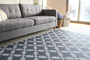 Luxe Nat - Sage Grey Star | Stylish Reversible Foam Floor Play Mat - Large