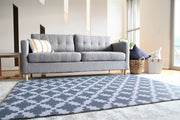 Luxe Nat - Sage Grey Star | Stylish Reversible Foam Floor Play Mat - Large